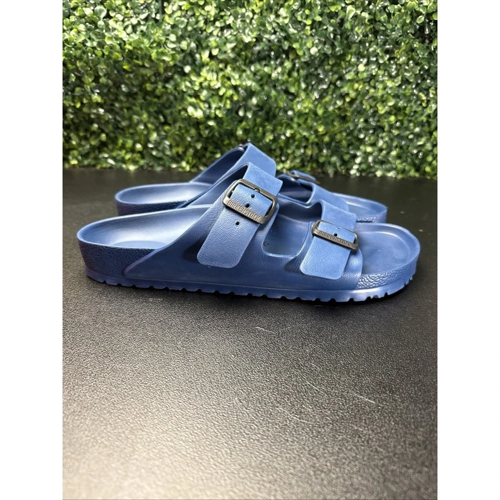 BIRKENSTOCK Arizona Essentials Sandals Men's Blue EVA Foam Size 43 10-10.5